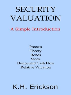 cover image of Security Valuation